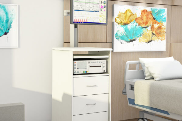 MedViron Fetal Monitor Carts: Durable, Mobile, and Ergonomic Workstations for Efficient Obstetric Care