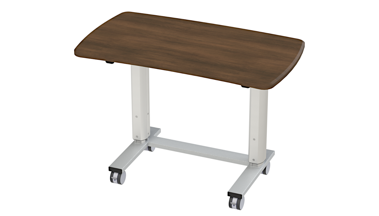 MedViron Rolling Height Adjustable Work Surface