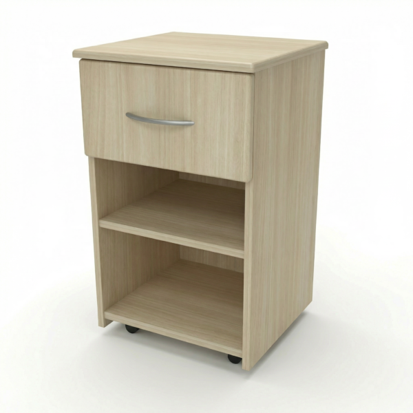 Hospital Bedside Cabinet - medViron - Dura-Tough One Drawer - BlancaElmel