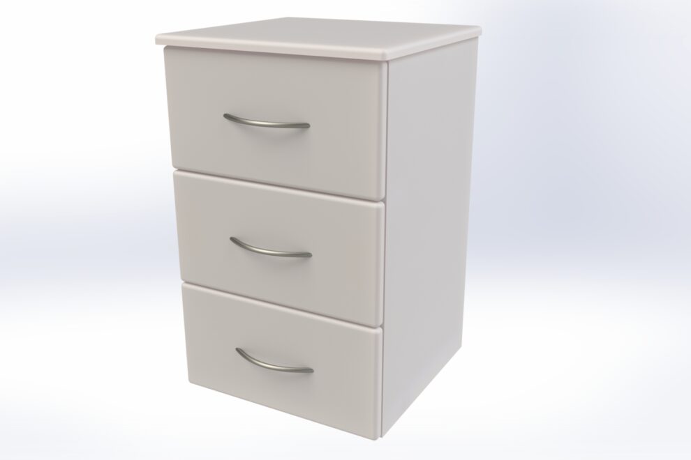 Dura-Tough Bedside Cabinet 3-drawer